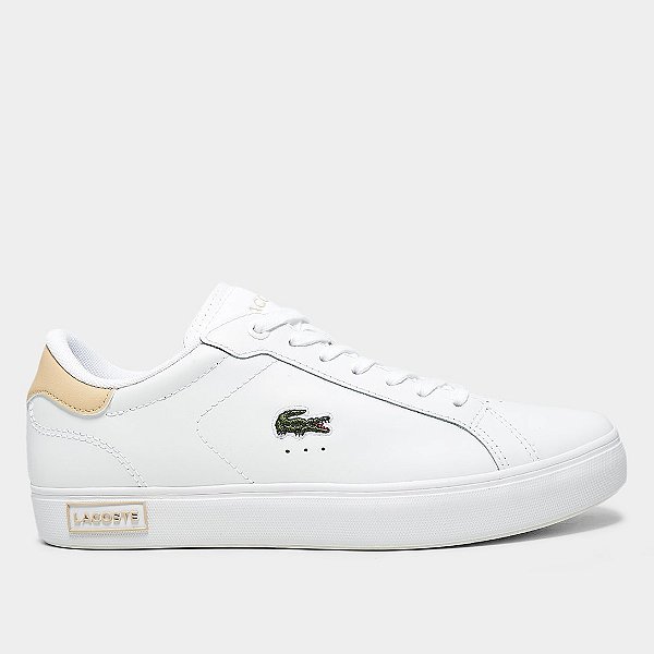 Tênis Lacoste Feminino Power Court Branco/Bege