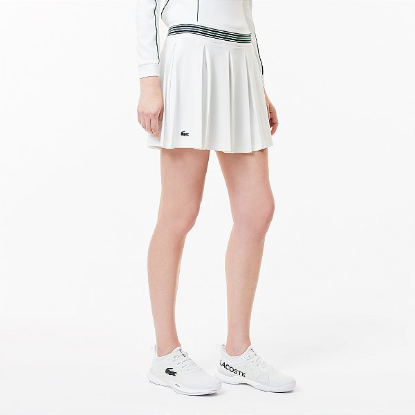 Shorts Saia Lacoste JF0990 23 7WJ Branco
