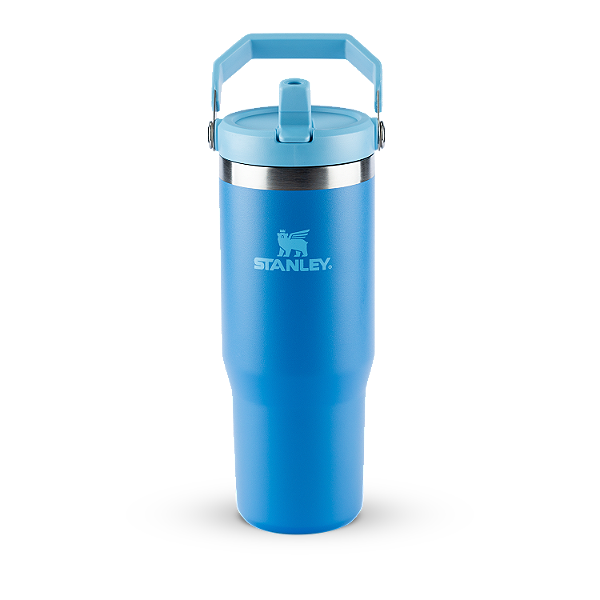 Garrafa Térmica Stanley Flip Straw Tumbler Azul