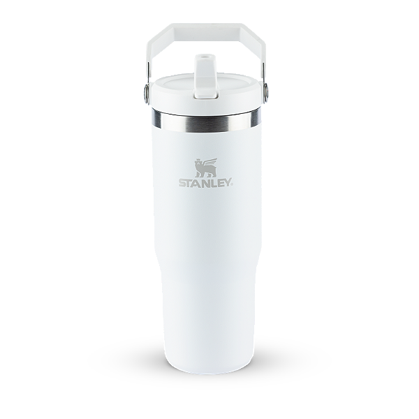 Garrafa Térmica Stanley Flip Straw Tumbler Branco