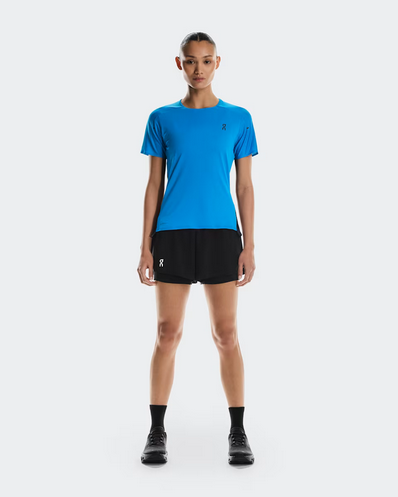 Camiseta ON Running Feminina Performance-T Azul