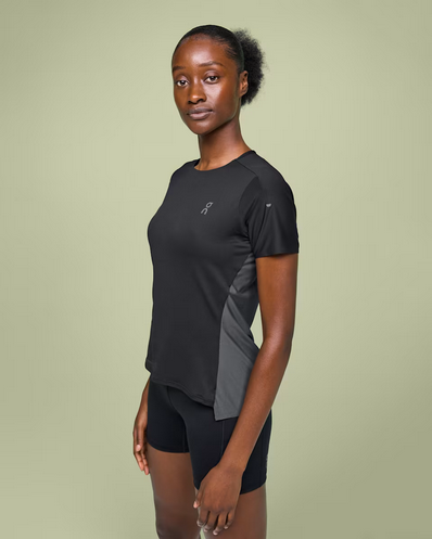 Camiseta ON Running Feminina Performance Preto