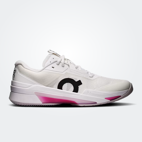 Tênis ON Masculino The Roger Pro Fire Branco/Rosa