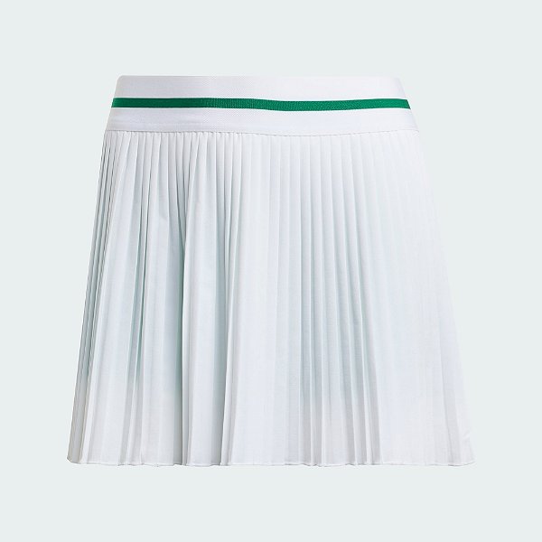 Shorts Saia Adidas JM4730 Pleat Skirt Pro Branca/Verde