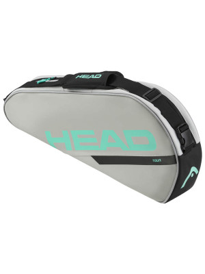 Raqueteira Head Tour Racquet Bag P Cinza/Verde água