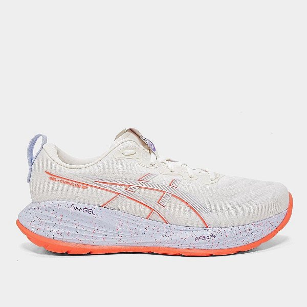 Tênis Asics Masculino Gel-Cumulus 27 Tokyo Cream/Edo Purple