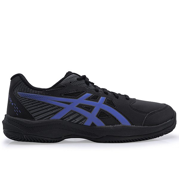 Tênis Asics Court Slide 4 Clay OC Black Dark Cobalt
