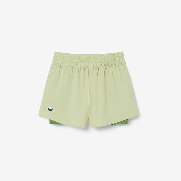 Shorts Lacoste Feminino GF9972 23 6I4 Verde