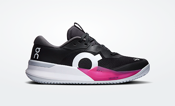 Tênis ON Feminino The Roger Pro 3 Preto/Rosa