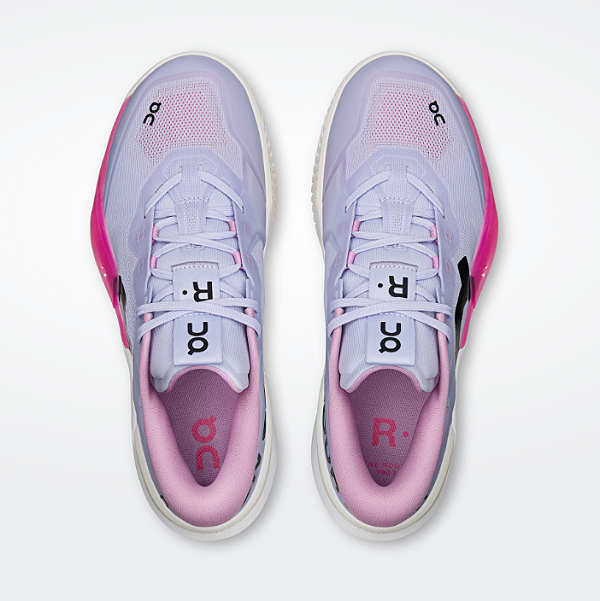 Tênis ON Feminino The Roger Pro 3 Clay  Roxo/Rosa