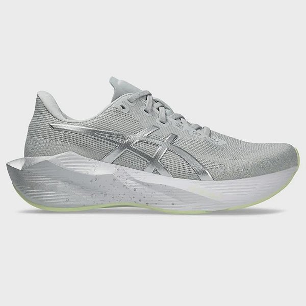 Tênis Asics Masculino Novablast 6 Platinum/Glow Green