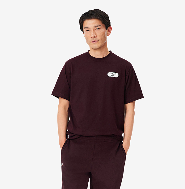 Camiseta Lacoste Masculina TH6729 23 3KE Vinho