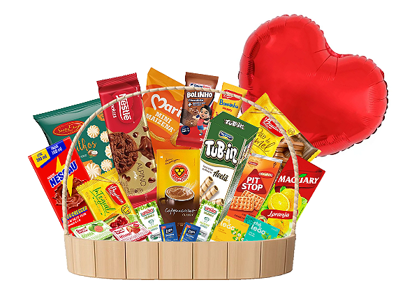 Cesta Café Da Manhã Splendore do Coração