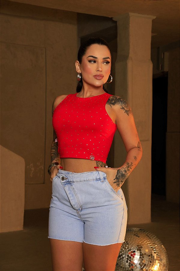 CROOPED STRASS DE BRILHO