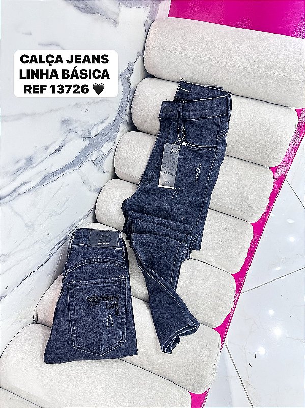 LINHA BÁSICA CALÇA JEANS GRAFITTE