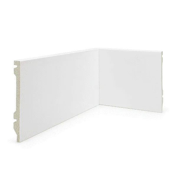 RODAPE POLIESTIRENO RUFFINO BRANCO 15CM LISO 15MM - 2,40M