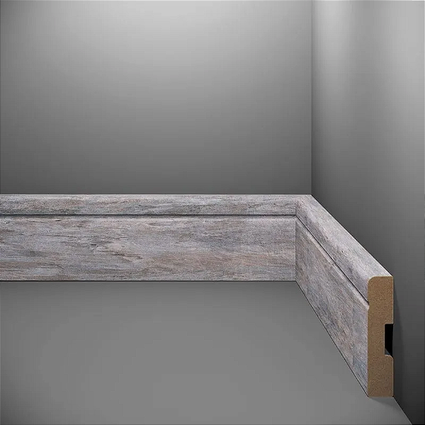 RODAPE EUCAFLOOR MDF 7CM ESTILO 25 - 2,40M