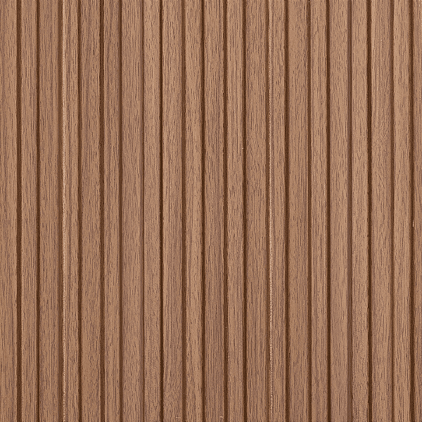 PAINEL RIPADO POLIESTIRENO RUFFINO 10MM SUCUPIRA 12,2CM - 2,85M