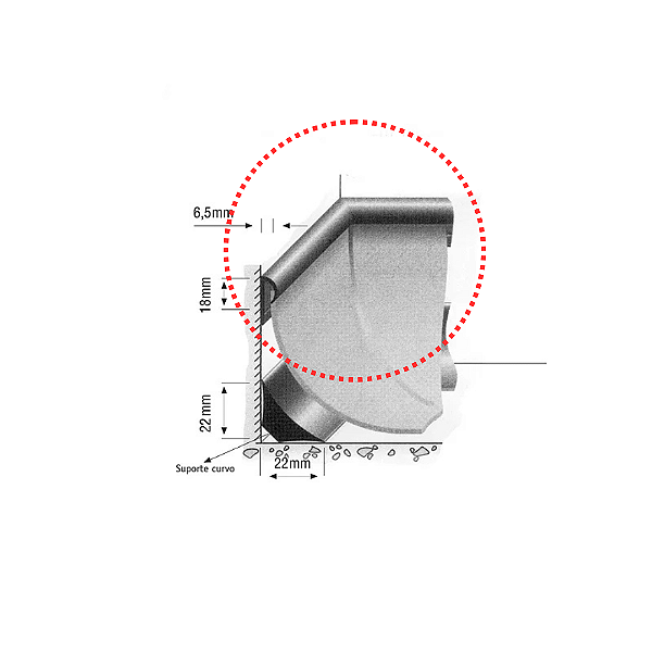 ARREMATE DE RODAPE TARKETT PARA PISO EM MANTA - 50M