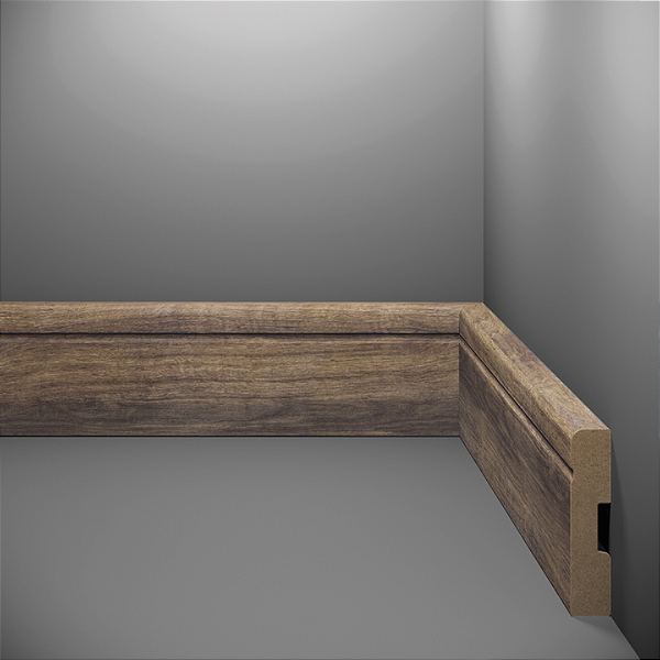 RODAPE EUCAFLOOR MDF 7CM ESTILO 27 - 2,40M