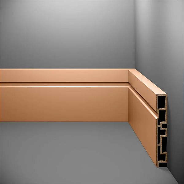 RODAPE EUCAFLOOR ACQUA NEW COLORS SAND COLOR FRISADO 10CM - 2,40M