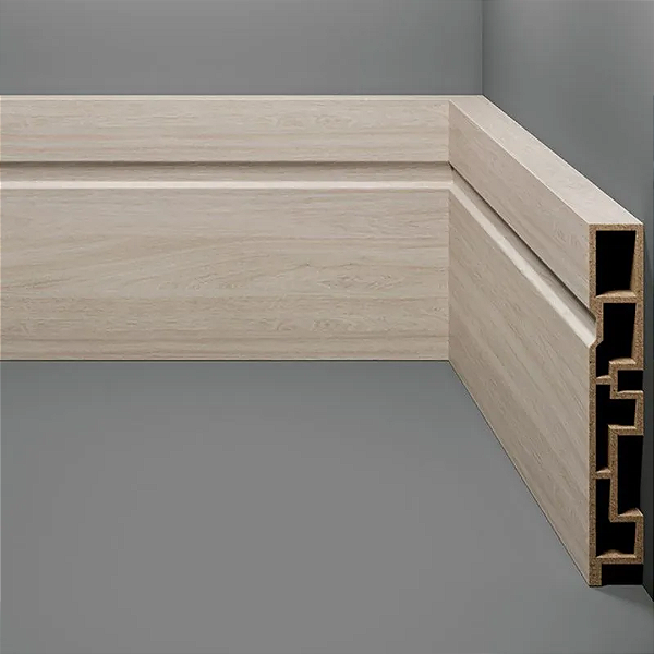 RODAPE EUCAFLOOR ACQUA NEW COLORS 6 FRISADO 10CM - 2,40M