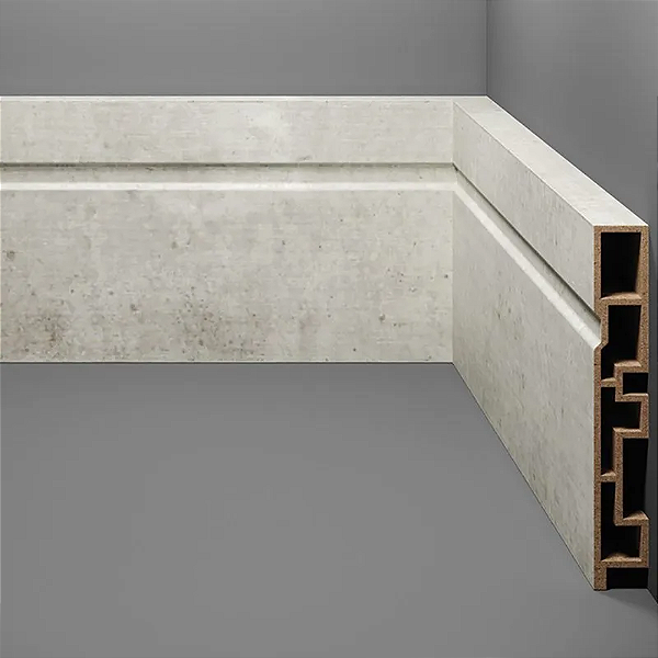 RODAPE EUCAFLOOR ACQUA NEW COLORS 21 FRISADO 10CM - 2,40M