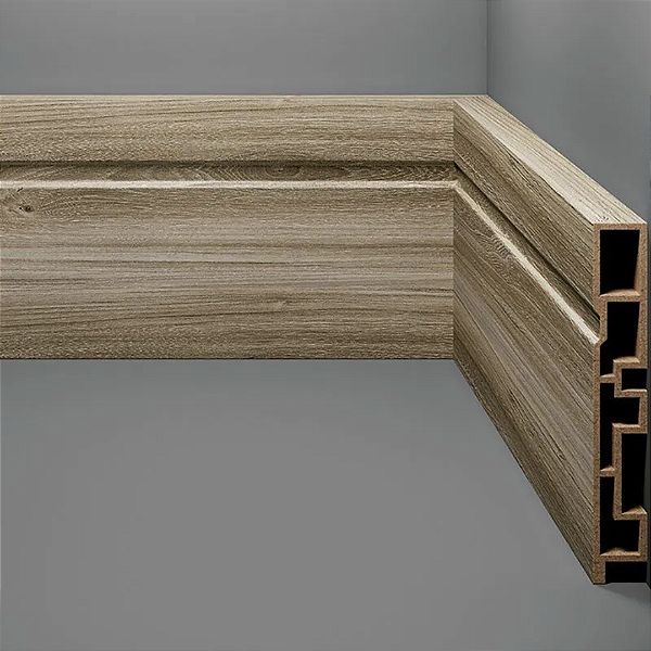 RODAPE EUCAFLOOR ACQUA NEW COLORS 7 FRISADO 10CM - 2,40M