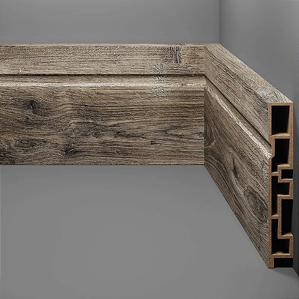 RODAPE EUCAFLOOR ACQUA NEW COLORS 23 FRISADO 10CM - 2,40M