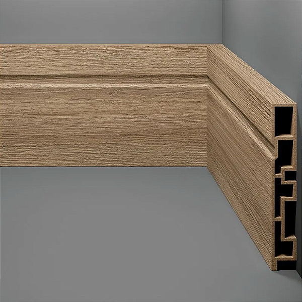 RODAPE EUCAFLOOR ACQUA NEW COLORS 9 FRISADO 10CM - 2,40M