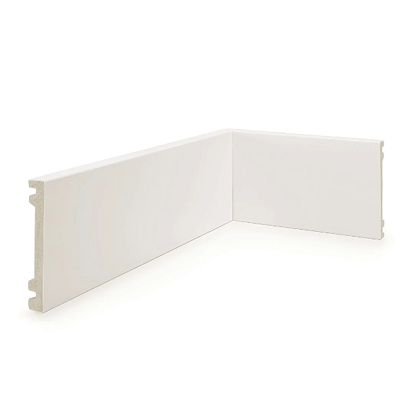 ALIZAR POLIESTIRENO FINOTTATO BRANCO 10CM LISO 15MM - 2,40M