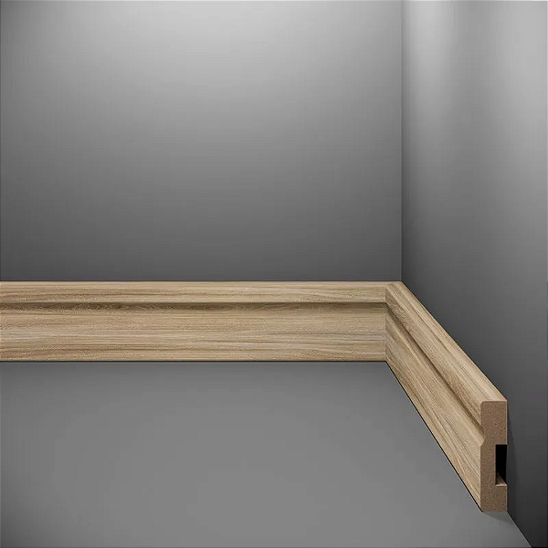 RODAPE EUCAFLOOR MDF 5CM ESTILO 7 - 2,40M