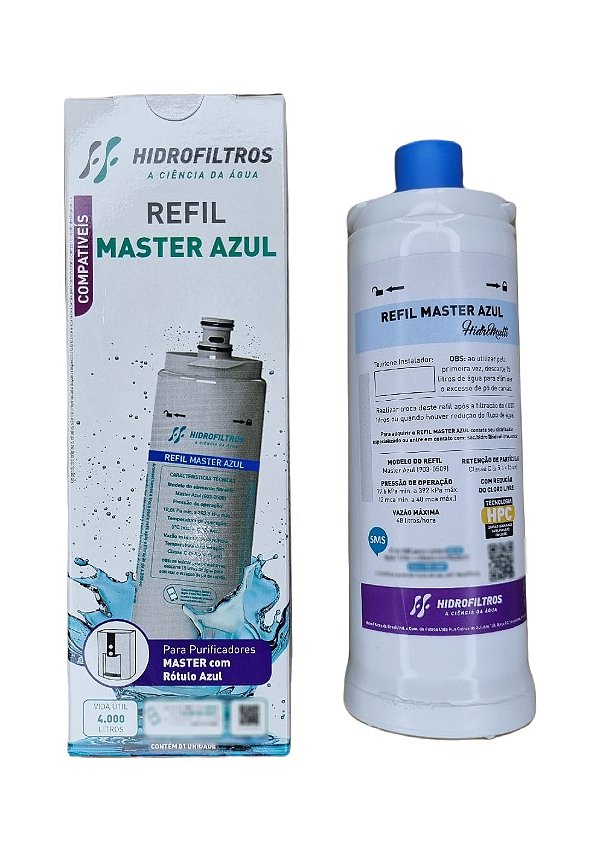 Filtro MASTER AZUL Quick Change Bico 22,5mm