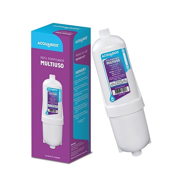 Refil Purificador Acquabios Multiuso 1/2 x 1/2
