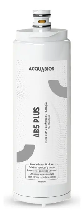 REFIL FILTRO ACQUABIOS AB+5