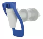 TORNEIRA LONGA BRANCA ALAVANCA AZUL