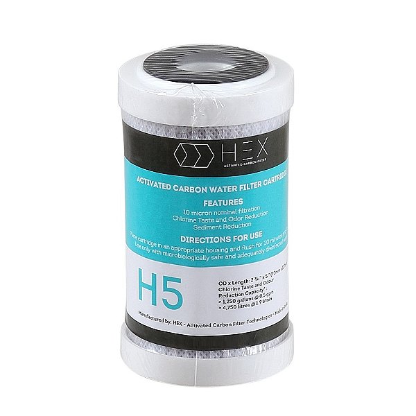 Carbon Block HEX 5"