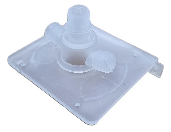 SUPORTE PLÁSTICO BRANCO 19,5mm