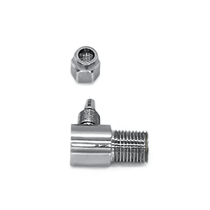 Adaptador T em Metal  Cromado 1/2" x 1/2" x 1/4" CURTO