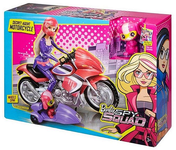 Barbie Moto Da Agente Secreta Mattel Dhf21