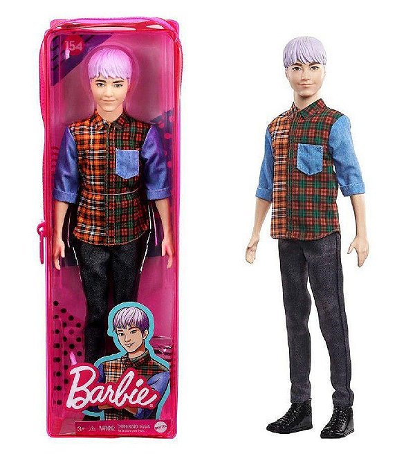 Boneca Barbie - Ken Fashionista Pop Colorido Dwk44