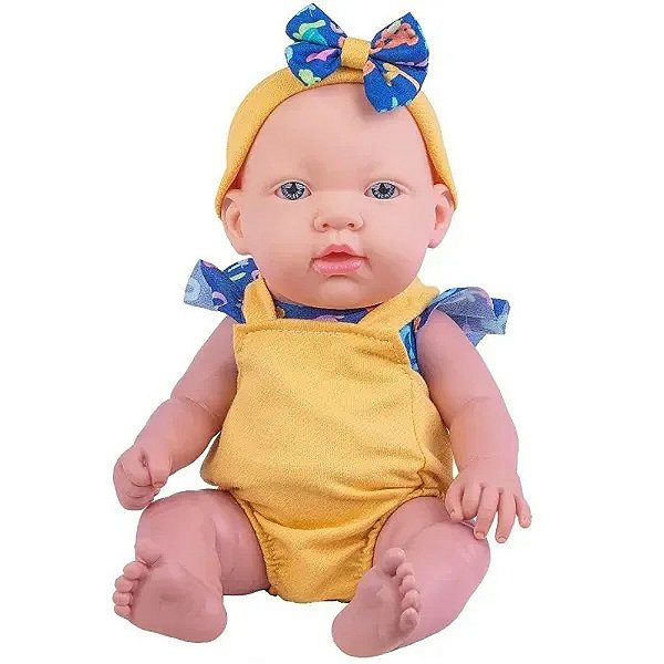 Boneca Bebe Menina Linda Miyo Passeio 2496 Cotiplas