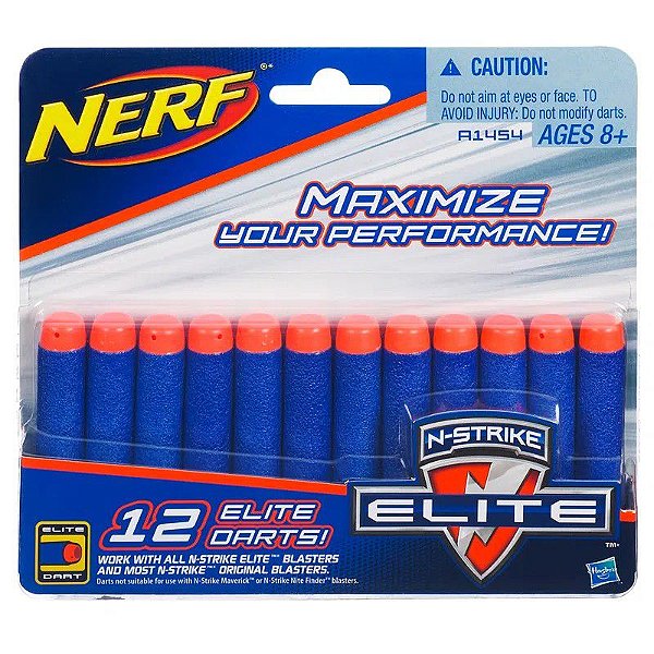 Nerf N-strike Elite Dardos Refil Com 12