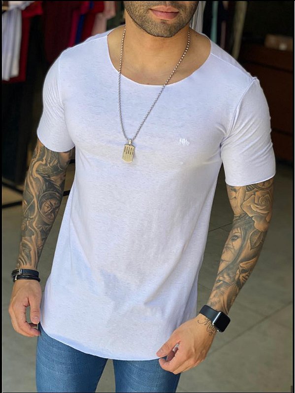 CAMISETA SLIM FIT BRANCA