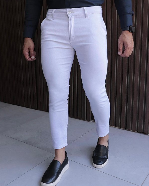 CALÇA ALFAIATARIA- BRANCA