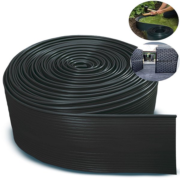 Protetor Fechamento Grade Portão Limitador Divisor Grama 25m