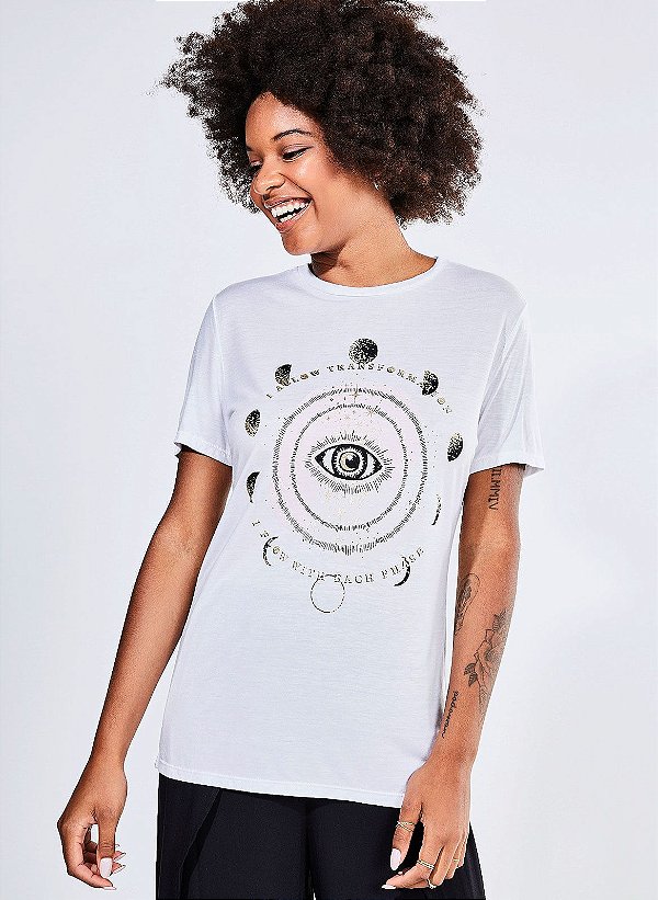 Blusa Estampa Olho Místico