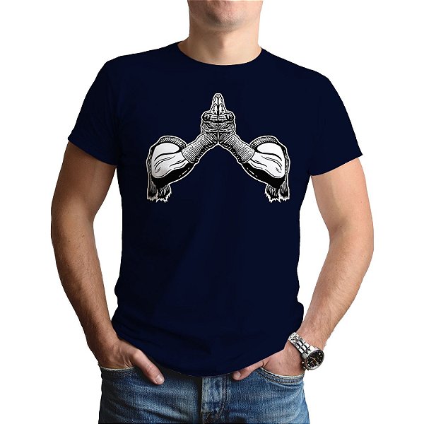 Camiseta Muay Thai Saudação- Manga Curta 100% Algodão
