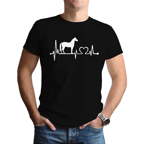 Camiseta Veterinaria Amo Cavalo Profissão Faculdade Curso