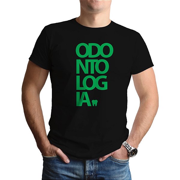 Camiseta Odontologia Odonto Dentista Profissão Faculdade Curso